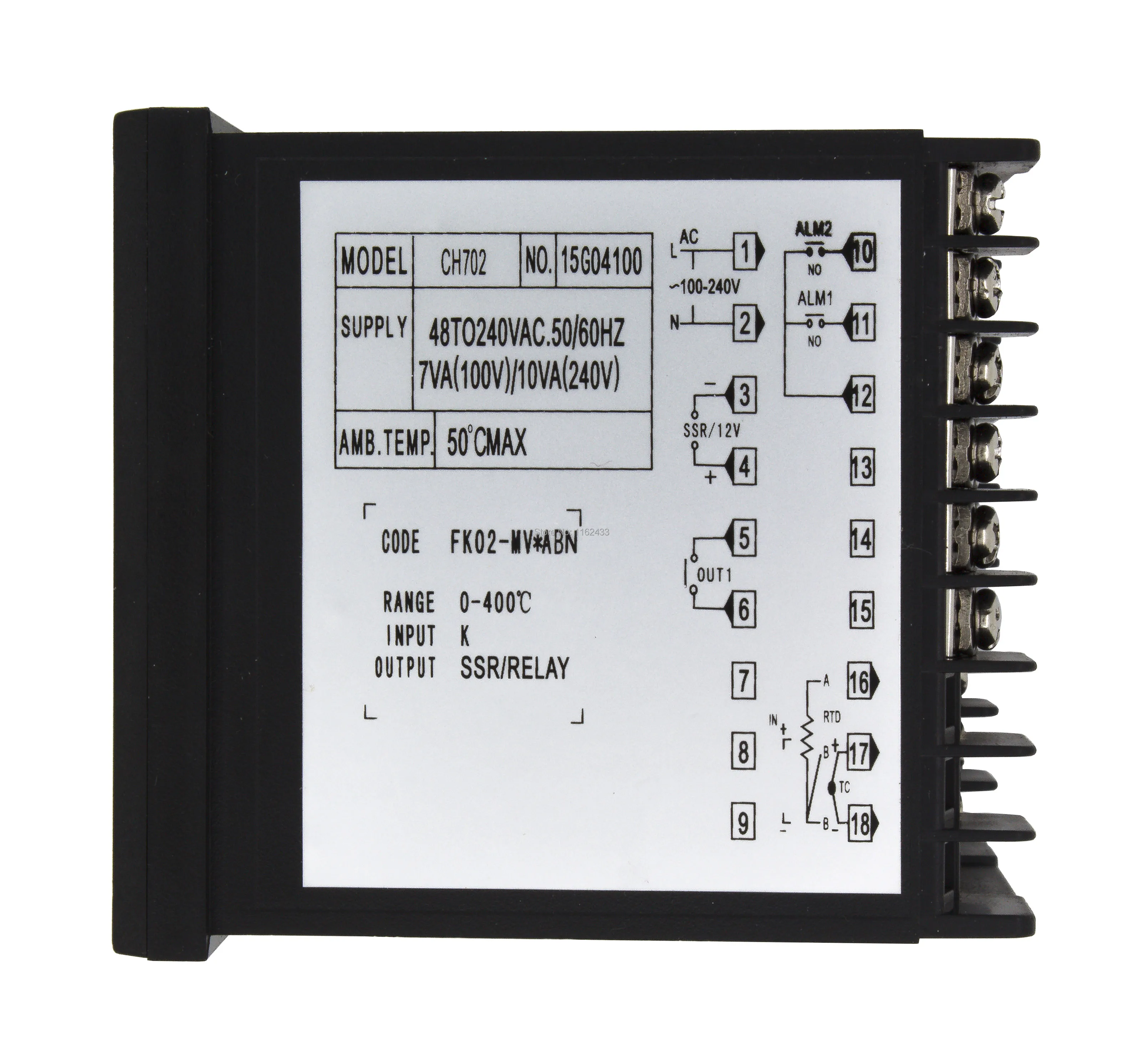 CH702 короткое реле + SSR выход цифровой PID регулятор температуры|control storage|control
