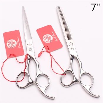 

1Pair Z1006 7" 20cm Purple Dragon JP Stainless Cutting Shears Thinning Scissors Hairdressing Scissors Professional Hair Scissors