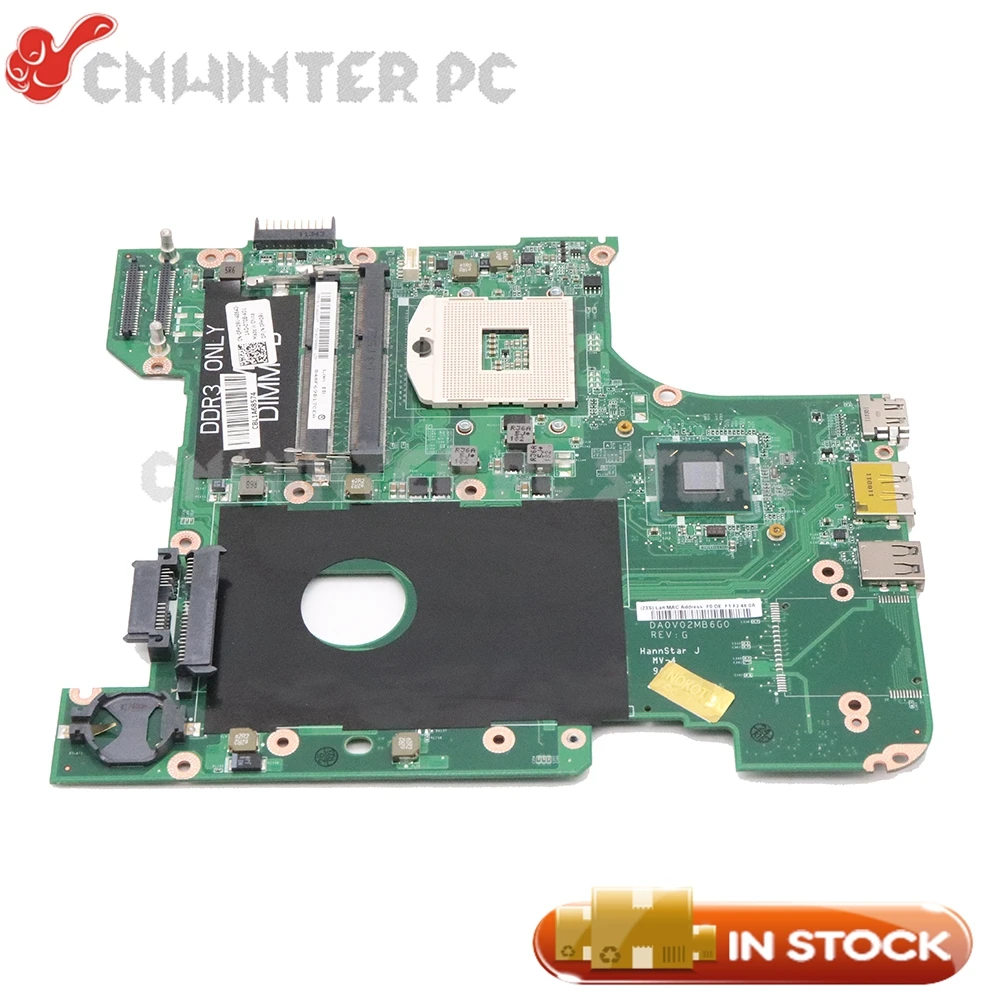 Материнская плата NOKOTION для ноутбука Dell Inspiron 14R N4110 DA0V02MB6G0 CN 0FH09V HM67 HD GMA