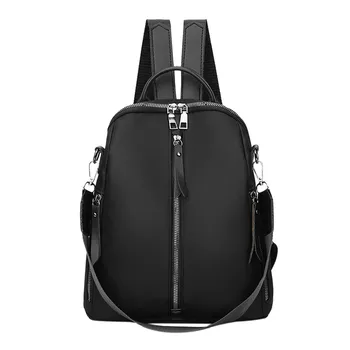 

OCARDIAN Fashion Oxford Backpack Women Anti Theft Backpack Girl Outdoor Simple Bag Zipper Contrast Color Travel Backpack J24