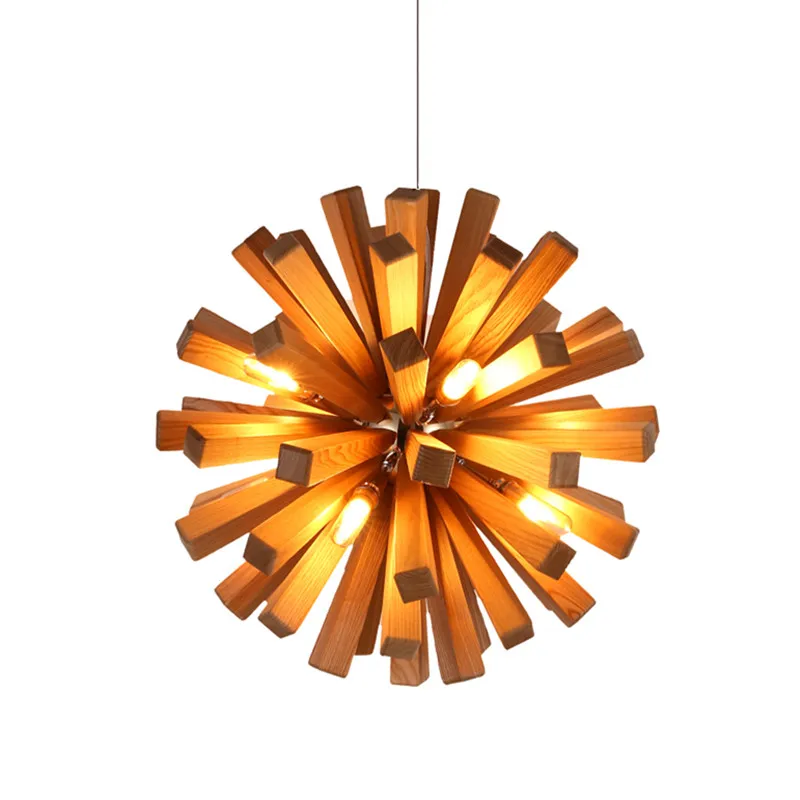 Us 329 98 Led Firework Explosion Wood Pendant Light Fixtures Rustic Lighting For Restaurant Loft American Country Style Design Pll 722 In Us 329 98 Led Firework Explosion Wood Pendant Light Fixtures Rustic Lighting For Restaurant Loft American Country Style Design Pll 722 In