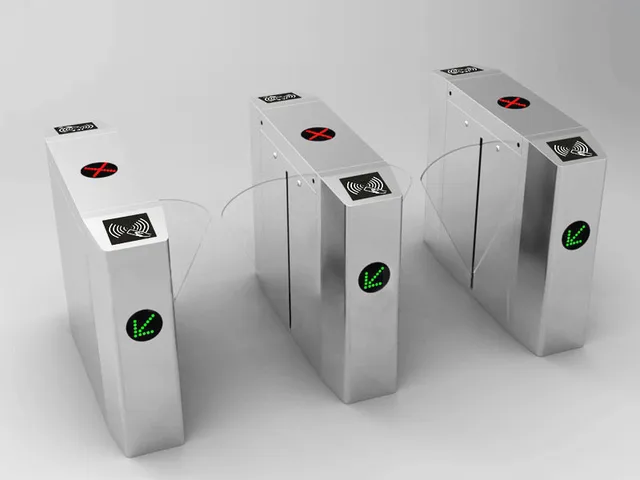 rfid turnstiles rfid gate 125 khz/ 13.56 mhz stainless