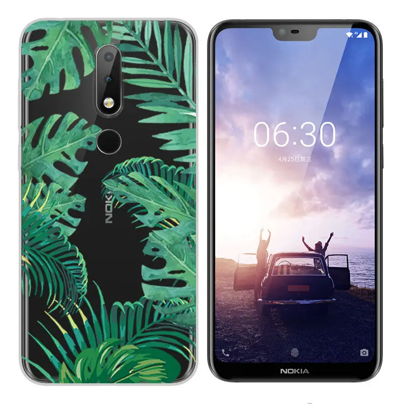 Fashion Soft Silicone TPU Case for Nokia 2 3 5 6 7 2017 Nokia X6 2018 Painted Back Case Cover for Nokia 6 2018 7 8 3.1 6.1 Case  (9)