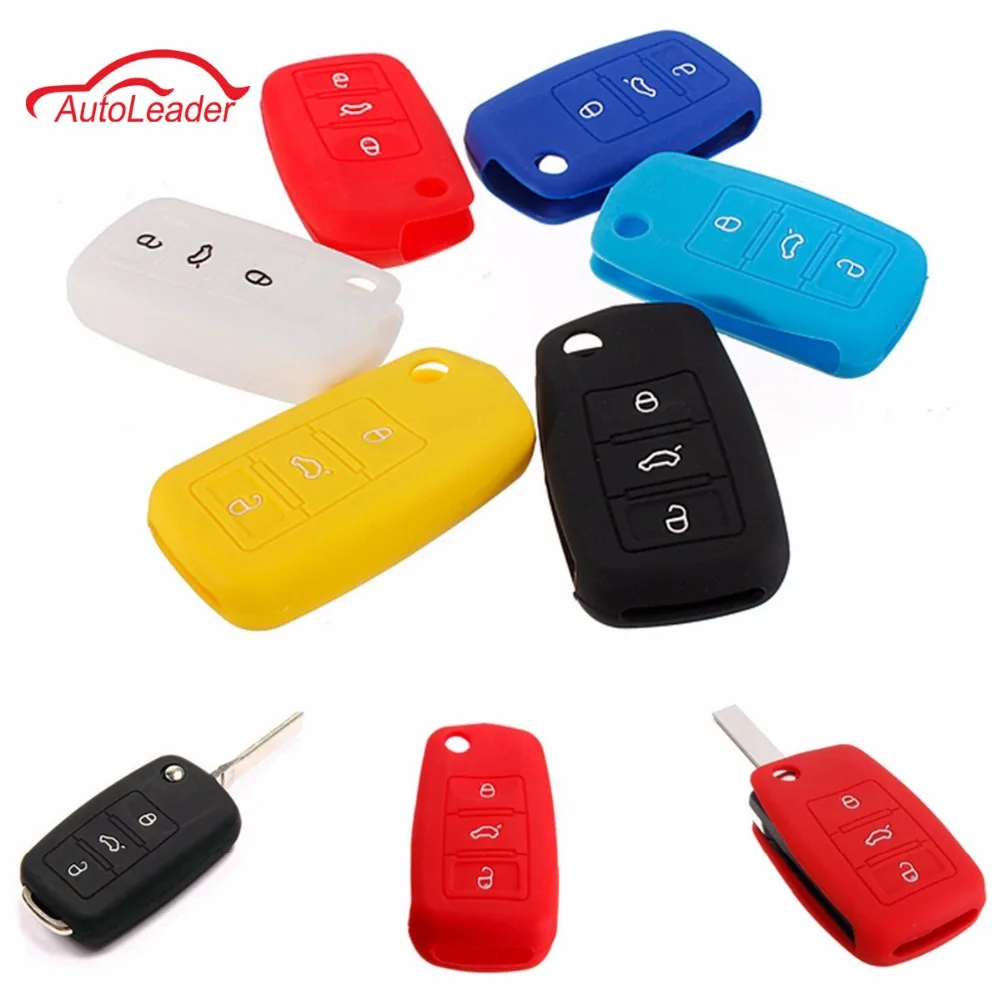 Audi Black Remote Flip Key Cover Case Skin Shell Cap Fob Protection Bag Hull 58