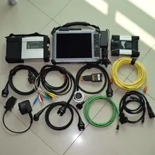 2in1 for bmw for benz diagnostic tool bmw icom next mb star c5 with software ssd with ix104 tablet laptop rugged pc