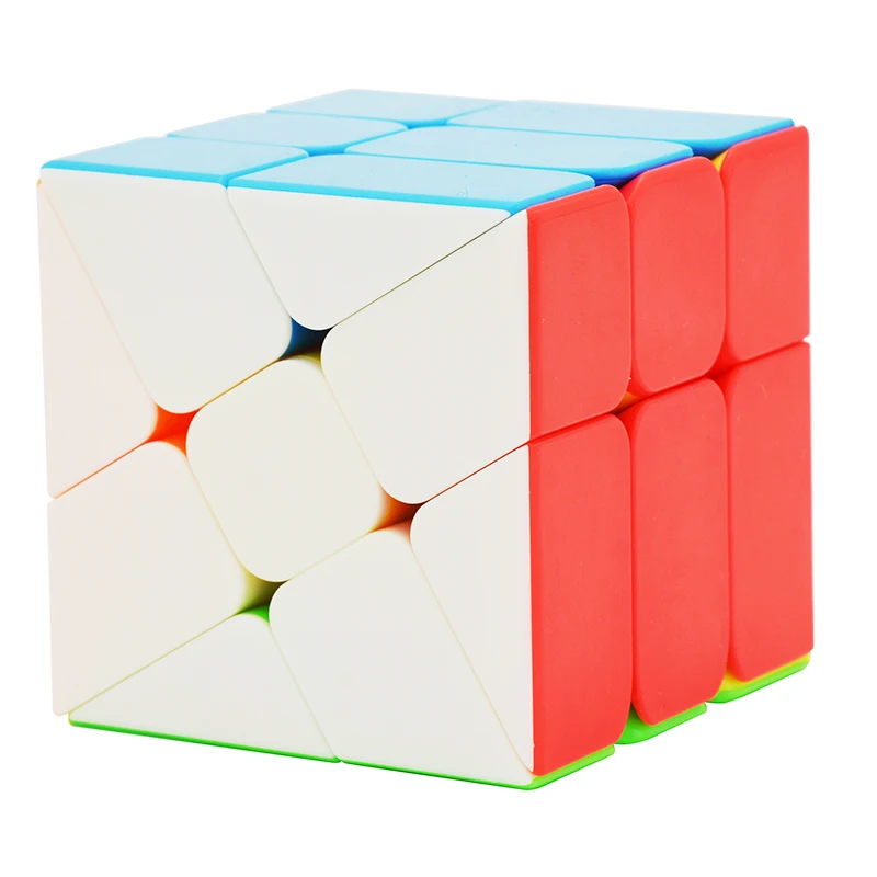 YJ ветряная мельница кубик без наклеек Yongjun Ветер Огонь колесо головоломка 3x3 MagicCube Cubo Magico обучения Развивающие игрушки для детей