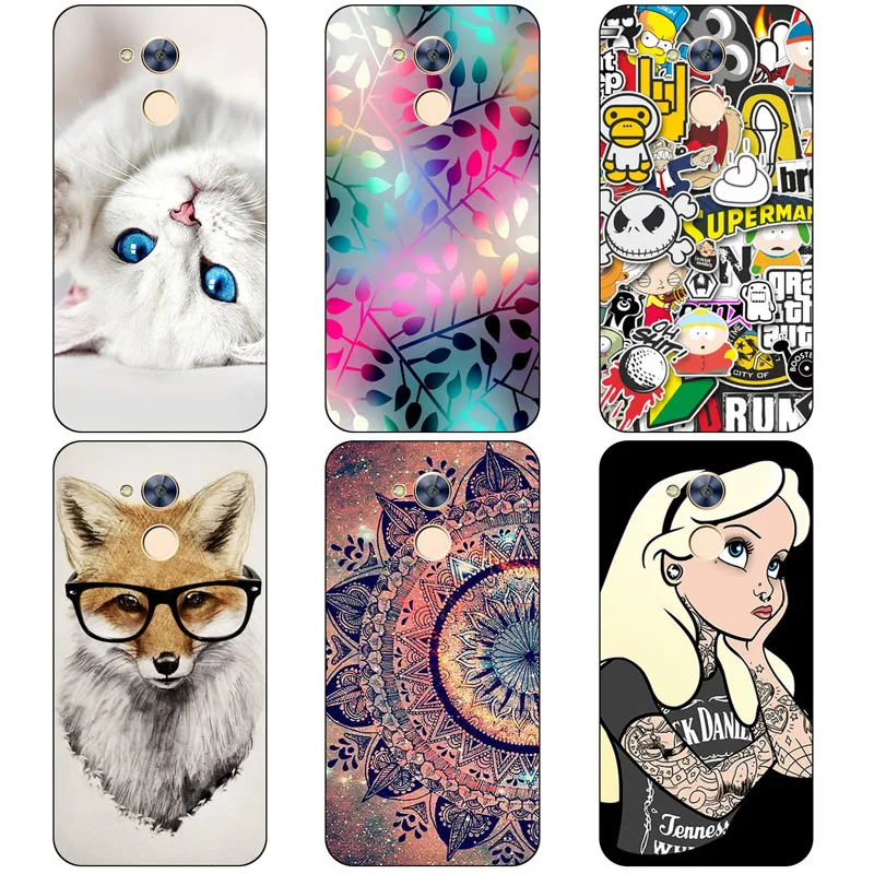 

Case for Huawei Honor 6A 6a Case Cute Printing Pattern Cover For Honor 6 A Cover Soft Coque Fashion Phone Protector Fundas shell
