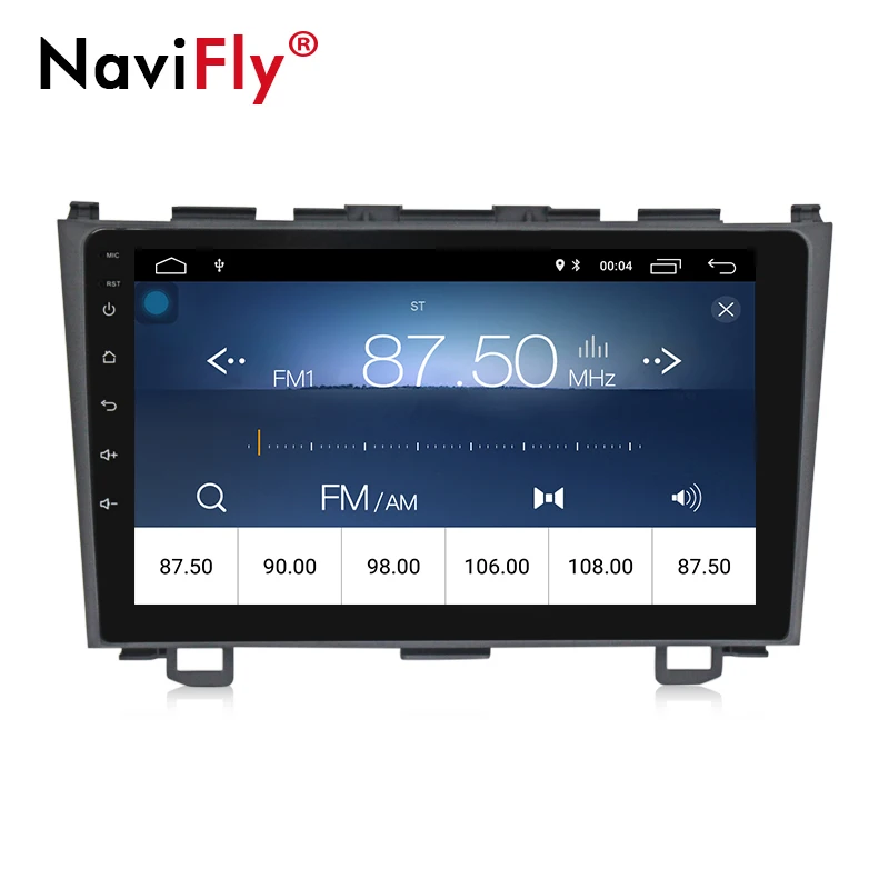 Top Navifly Android 8.1 car multimedia player for Honda CRV 2007 2008 2009 2010 2011 Automotivo radio GPS navigation FM RDS 3
