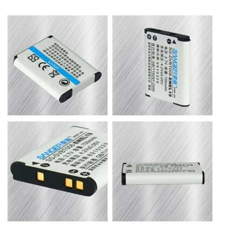 

EN-EL19 lithium batteries pack ENEL19 Digital Camera Battery ENEL19 For Nikon S2500 S2600 S2700 S3100 S3200 S3300 S3500