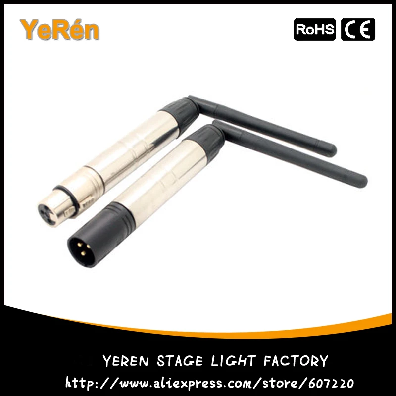 (2PCS) Free Shipping 2.4G Wireless DMX Signal Controller DMX 512 Transmitter and DMX512 Receiver for Stage Par Light (2PCS) Free Shipping 2.4G Wireless DMX Signal Controller DMX 512 Transmitter and DMX512 Receiver for Stage Par Light