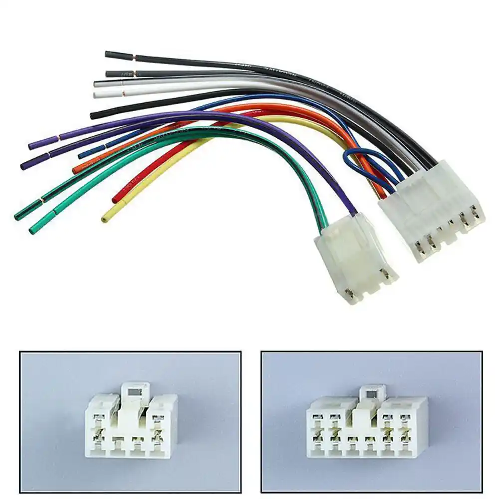 Car Stereo Connector Adapter Radio ISO cable for Ford Fiesta Mk7 2008