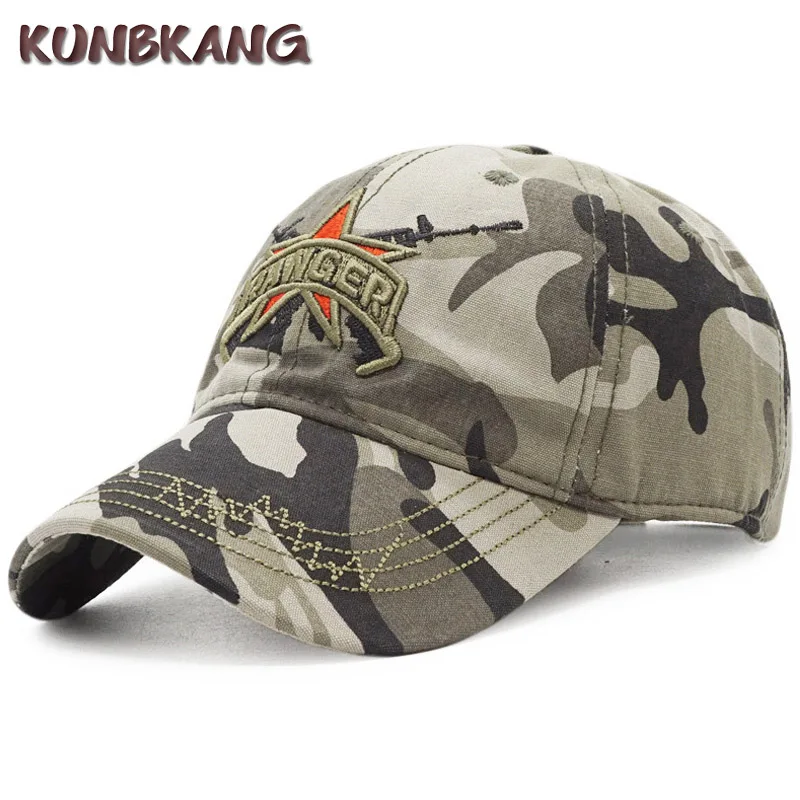 Камуфляжная Мужская тактическая бейсбольная Кепка с вышивкой ...