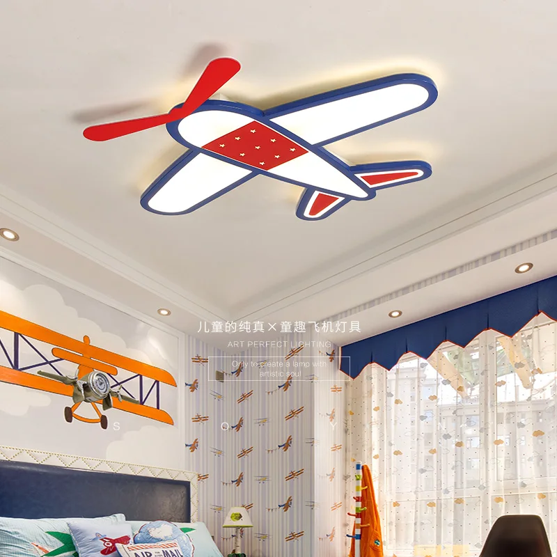 Plano de los niños soñando modernas luces de techo Led para sala de niños AC85-265V Sala lámpara de techo iluminación