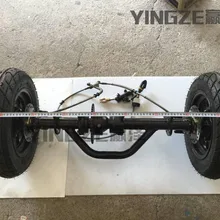 DIY картинг детская коляска ATV UTV Трансмиссия 428 дисковый тормозной насос 81 см дифференциал задней оси с 10 дюймов обод шины колеса