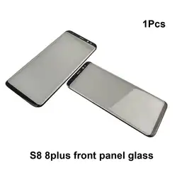 1 шт. Оригинальная передняя панель сенсорного экрана стекло для Samsung Galaxy S8 G950 S8 плюс G955 внешний сломанный Объектив Заменить части