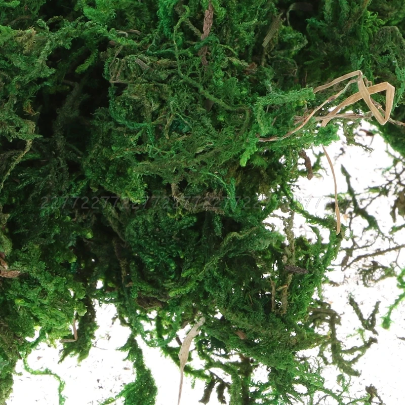 400-600 г Искусственный мох свежий зеленый Моделирование поддельные растения для украшения дома и сада Au15 Прямая поставка