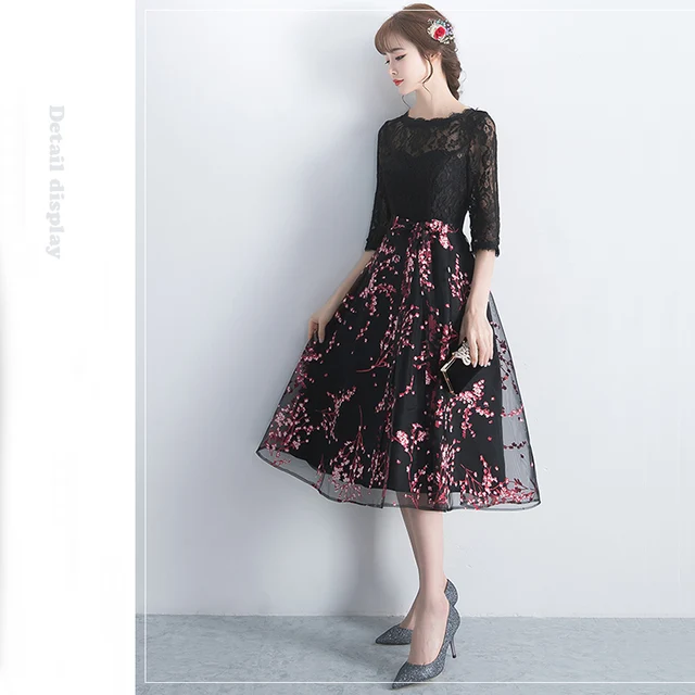 DongCMY nowy nabytek 2019 krótki czarny kolor suknia wieczorowa elegancki Party kobiety suknie wieczorowe tanie i dobre opinie Wysoka Tea-długość NONE Mikrofibra Wzór -Line empire Satin REGULAR Illusion Prom dresses DongCMY nowy nabytek 2019 krótki czarny kolor suknia wieczorowa elegancki Party kobiety suknie wieczorowe tanie i dobre opinie Wysoka Tea-długość NONE Mikrofibra Wzór -Line empire Satin REGULAR Illusion Prom dresses