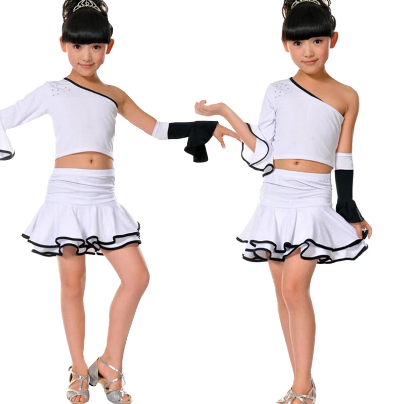 Новые Детские's Костюмы для латиноамериканских танцев Танцы костюмы выполнение платье Костюмы для латиноамериканских танцев юбка для танцев Танец Сальса платья женщин и детей танцы Сальса