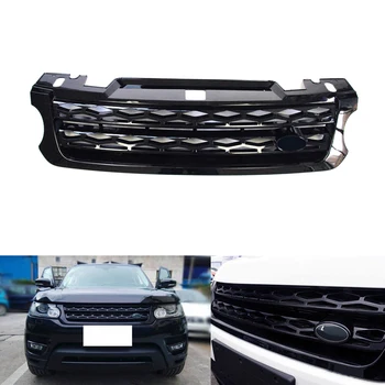 

For Land Rover Range Rover Sport 2014-2016 Black ABS Front Grille Replace trim