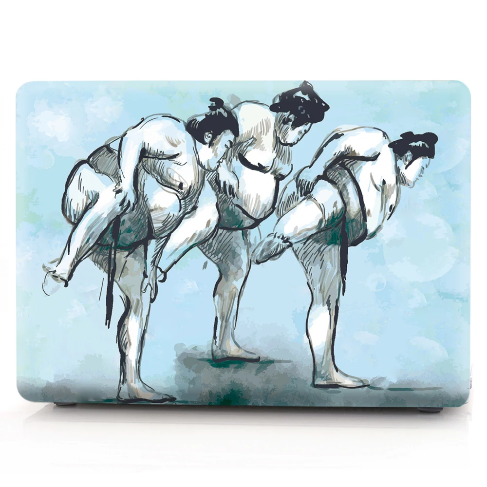 Japan Sumo пластиковый жесткий чехол для ноутбука Apple Macbook New Pro 13 15 дюймов с сенсорной