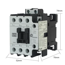 Ac Контактор AC24V 380 В 220 В 110 В 3NO1NO1NC S-P16 катушки 16A