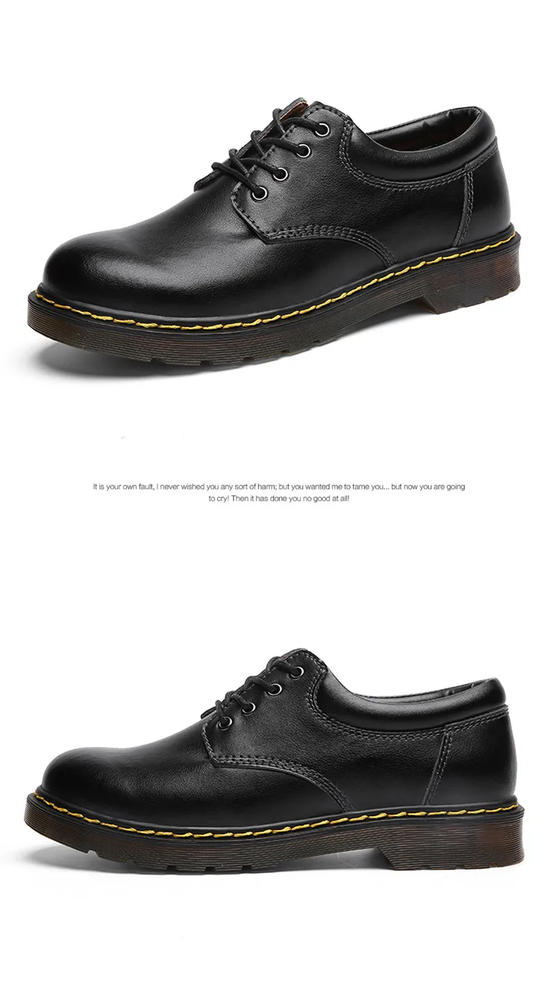 Высокое качество Мужская обувь из натуральной кожи на весну-рабочая обувь повседневная обувь Модная обувь на плоской подошве оксфорды, лофтеры Мокасины Большие размеры 38–47