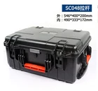 Tool case toolbox trolley Impact resistant sealed waterproof wheel case Photographic equipment box camera case with pre-cut foam