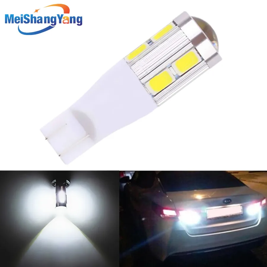 1x T10 194 192 921 супер яркий 10 SMD 5630 5730 СВЕТОДИОДНЫЙ Автомобильный парковочный