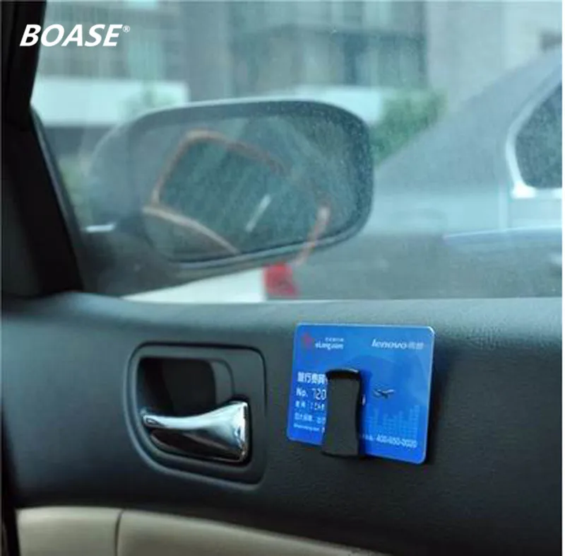 

2PCS/BOX Multi-function car card holder Fastener Clip Car Hook bill fold CSY-D three colors