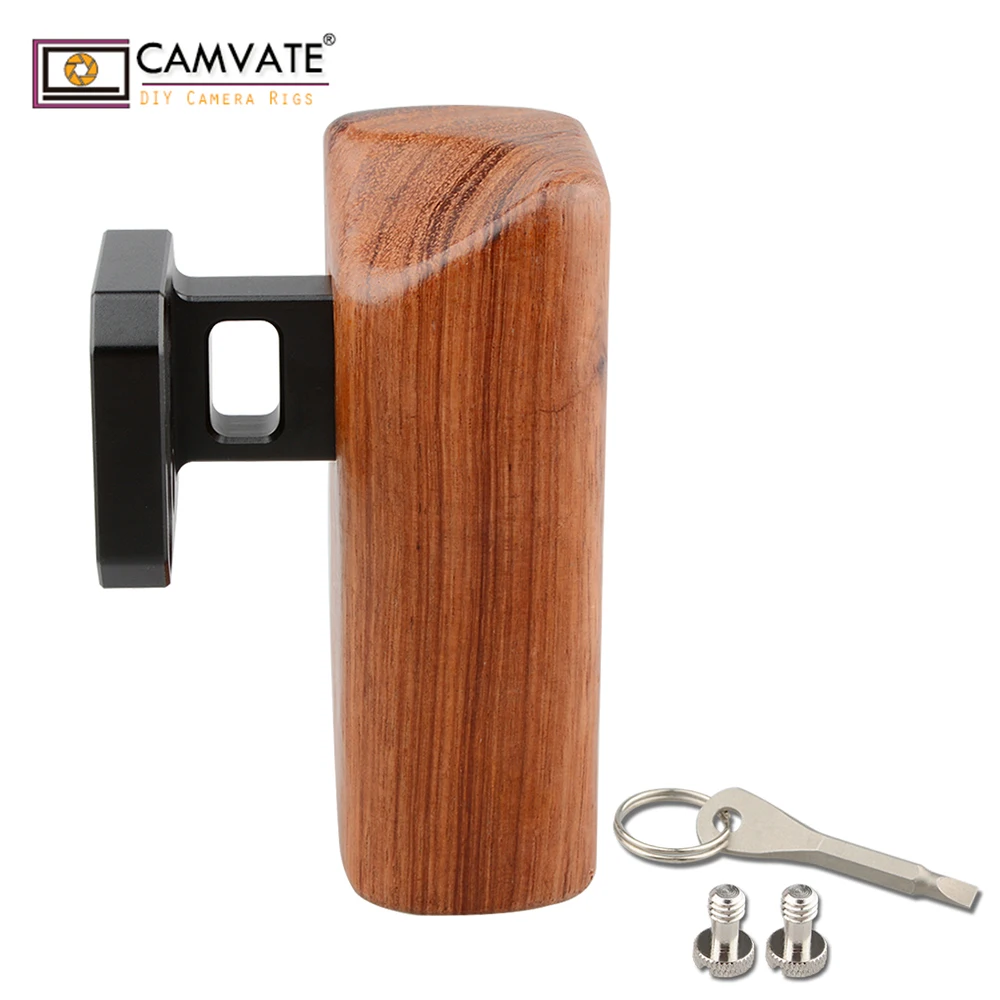 

CAMVATE Wooden Handle Grip (Right) for Panasonic GH Series C1649 camera photography accessories