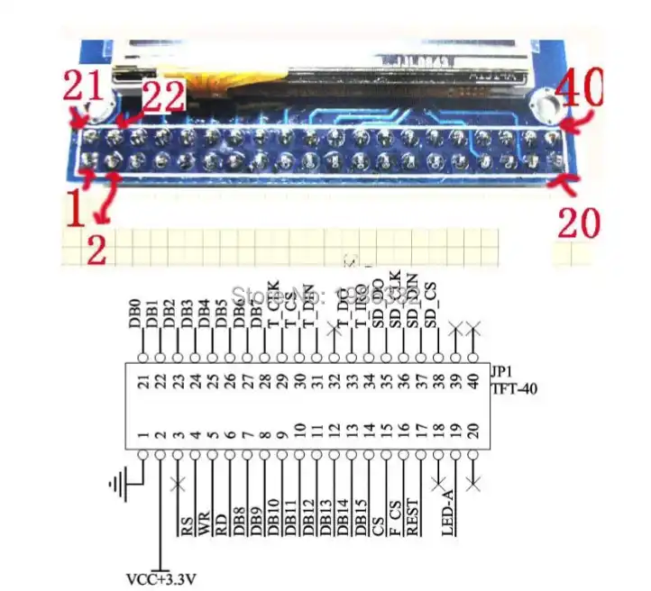 Wqscosea Q8s 93 5 5 0 Inch 800 480 Tft Lcd Display Touch Panel Screen Module Ssd1963 Controller Board For Arduino 51 Avr Stm32 Board For Arduino Board Board51 Avr Aliexpress