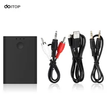 DOITOP 2 in 1 Bluetooth Transmitter Receiver 3 5mm Audio Adapter For Smartphone TV Computer Projector