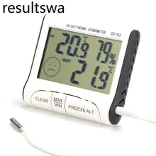 Погодная станция бытовой крытый и открытый ЖК-электронный измеритель температуры и влажности температурный дисплей термометр гигрометр