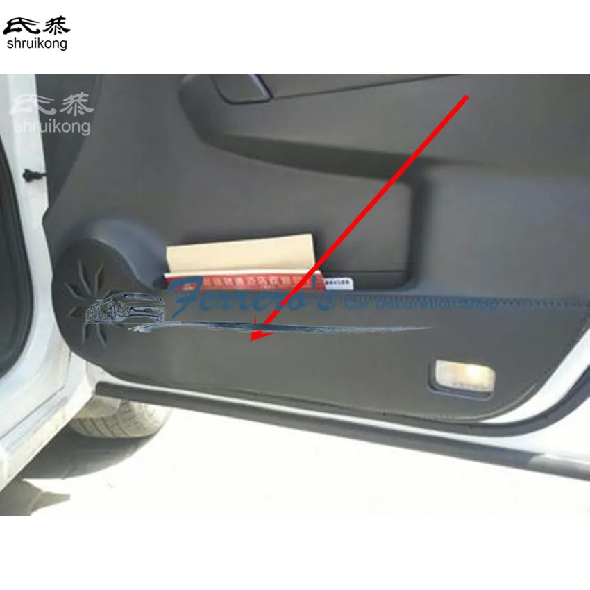 

4pcs/lot for 2013-2016 Renault Koleos PU leather car stickers car accessories door protection kick cover car accessories
