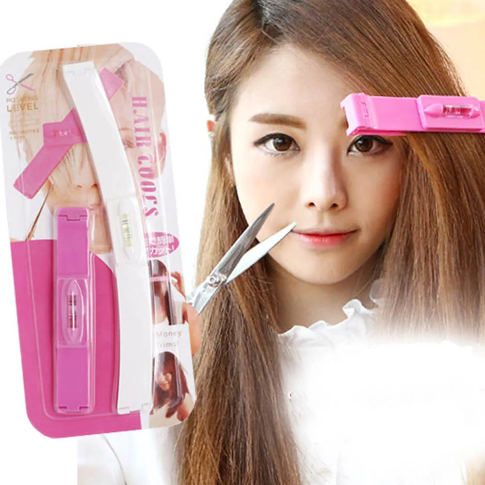 DIY1 Set New Women Hair Trimmer Fringe Cut Tool Clipper Comb Guide for Cute Hair Bang Level