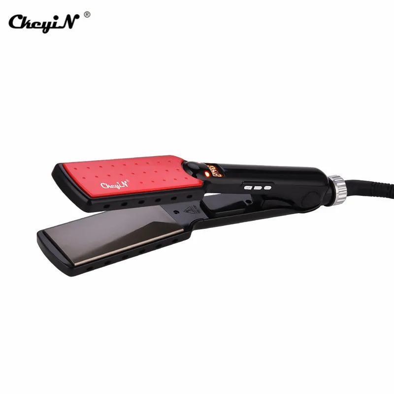 MCH 470F High Temperature Wide Plates Straightening Irons Styling Tool Professional Hair Straightener Flat Iron LED Display P47