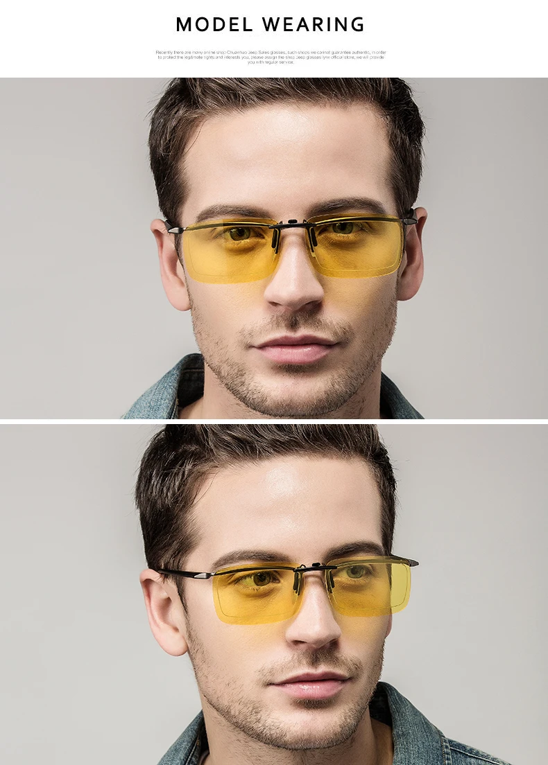 Поляризованные солнцезащитные очки на застежке, очки с желтыми стеклами для близорукости, близоруких мужчин и женщин, антибликовые очки для вождения автомобиля