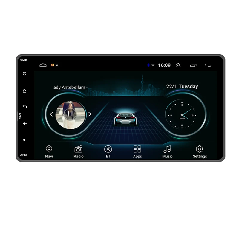 

Car radio with GPS built-in Wifi multimedia player map camera music for Mitsubishi outlander lancer asx 2012-2014 7"Android 8.1