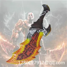 NECA God of War 3 Kratos нож пламя 1:1 COS имитация оружия реквизит PU фигурка Коллекционная модель игрушки 65 см P503