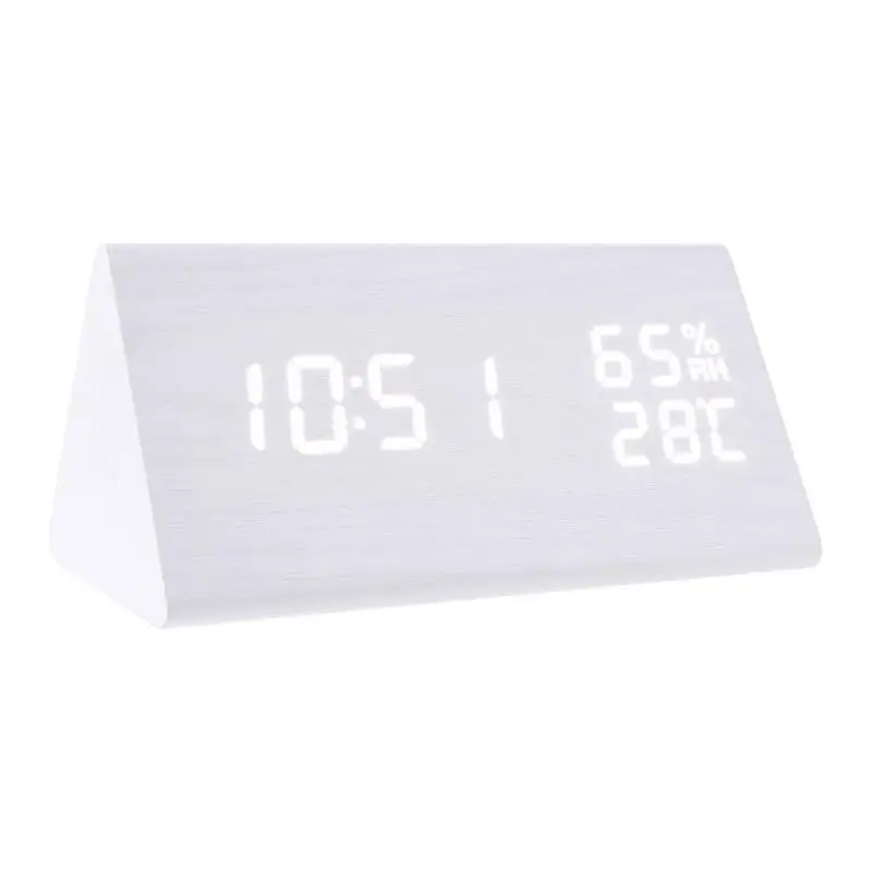 White Color clock and thermometer set outdoors