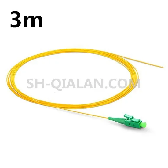 

3m LC APC Fiber Pigtail Simplex 0.9mm PVC Jacket SM Single Mode LC/APC Fiber Optic Pigtail in fiber optic equipment