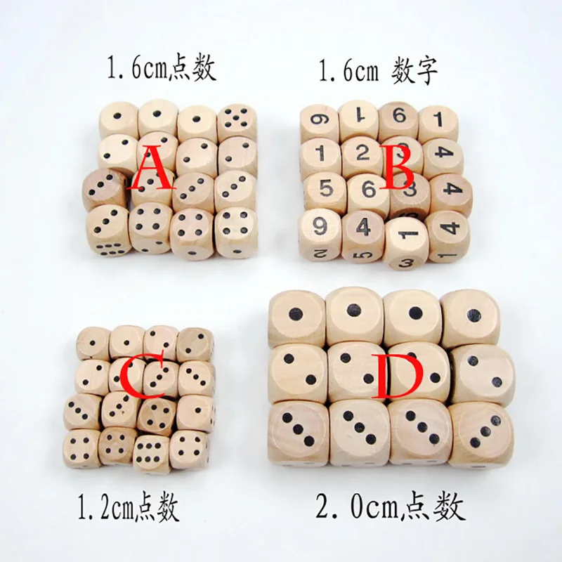 40PCS/Lot Dice Set , High Quality Wooden ,6 Sided Point/Number Dice For Club/Party/Family Games 40PCS/Lot Dice Set , High Quality Wooden ,6 Sided Point/Number Dice For Club/Party/Family Games