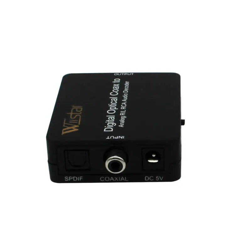 

Optical Coaxial Toslink Digital to Analog Audio Converter and decoder (dts/Dolby/ac3)Adapter RCA L/R 3.5mm