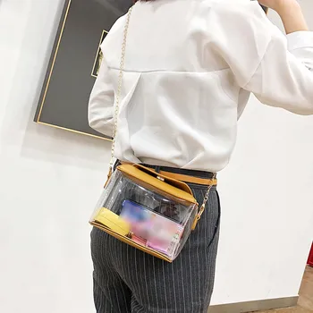 

Woman Bag Ladies Fashion Transparent Shoulder Tote Handbag Crossbody torebki damskie bags for women 2019 bolso mujer
