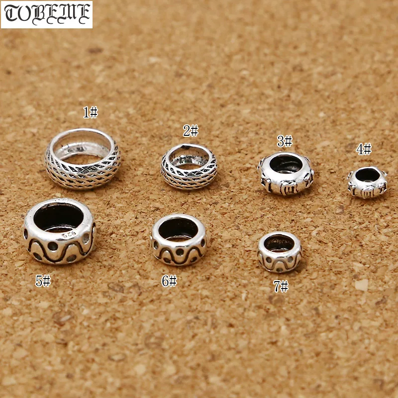 

925 Silver Jewelry Spacers Sterling Silver Mala's Spacers Jewelry Findings Beads Real Silver Jewelry Spacers