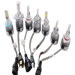 36 W H1 h3 светодиодные лампы h4 led 12 V h7 led H8 H11 13 9005 9006 9007 Бесплатная доставка