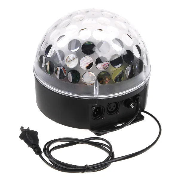 

20W Mini Black LED RGB Crystal Magic Ball disco ball Stage Effect light RGB&Voice controlor DMX for Disco Stage bar music