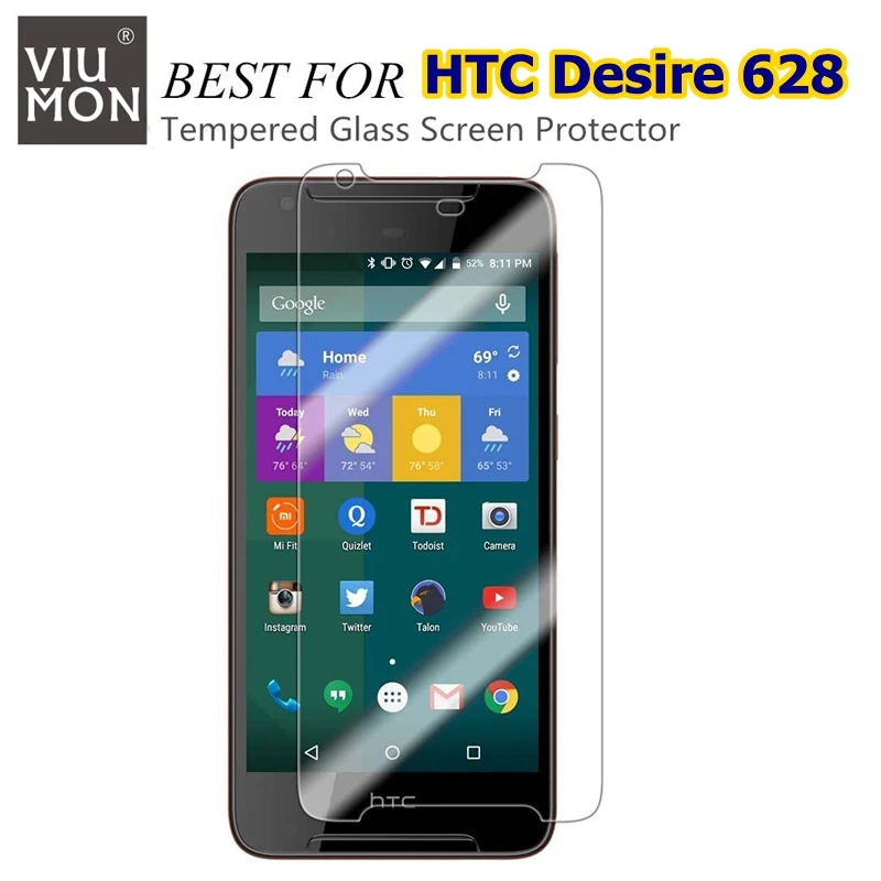

Premium 2.5D 9H Ultra Thin Anti Explosion Tempered Glass For HTC Desire 628 Dual Sim Screen Protector D628 Film Screen Cover