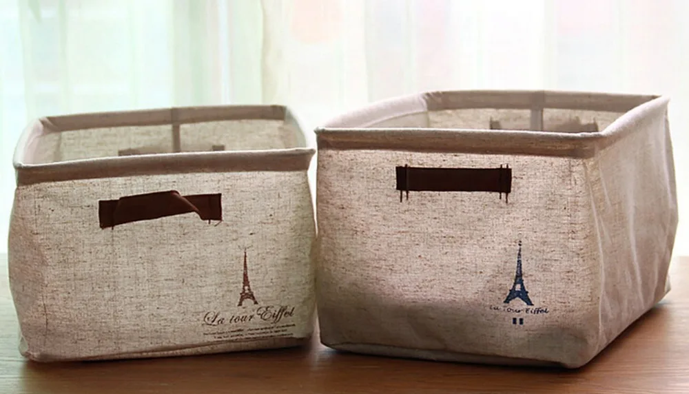 Storage box bins household organization home storage box desktop travel