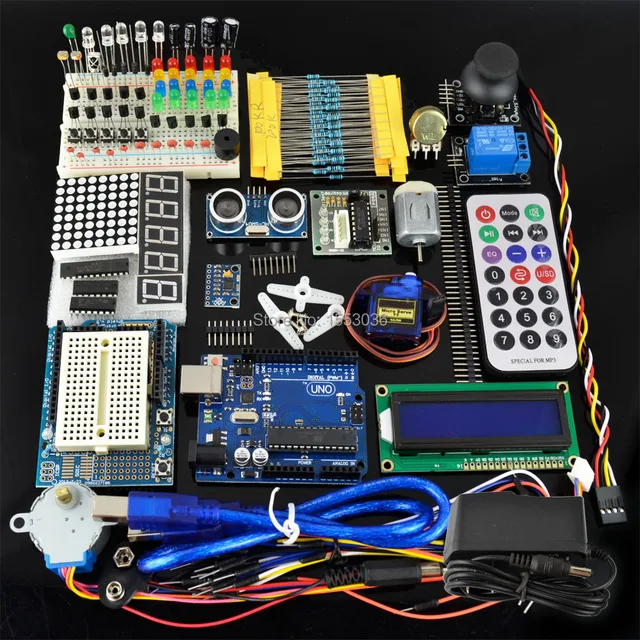 2pcs/lot electronic kit starter kit with a dedicated power supply 9V 1A